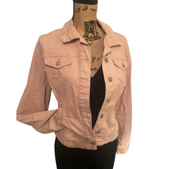 Light Pink/Mauve Denim Jacket - Picture 4 of 7